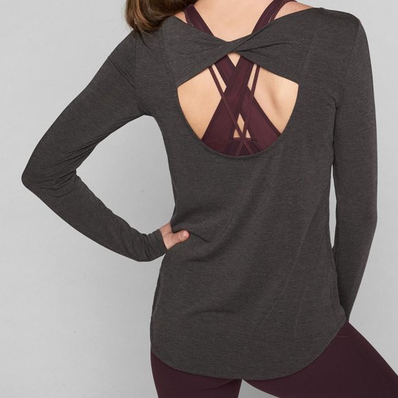 Athleta Open Back Flexlight Long Sleeve - Picture 1 of 7